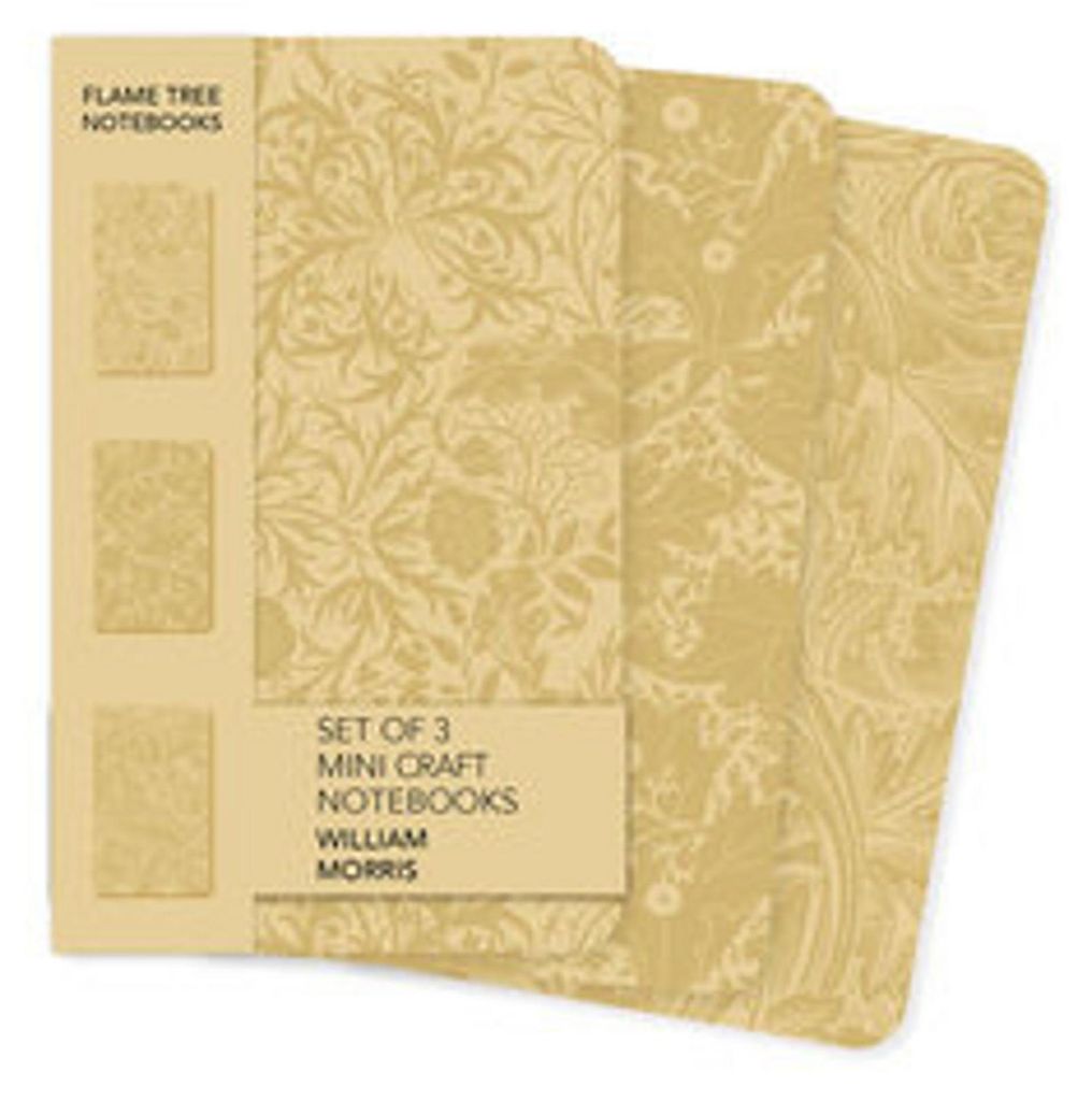 William Morris Set of 3 Mini Craft Notebooks