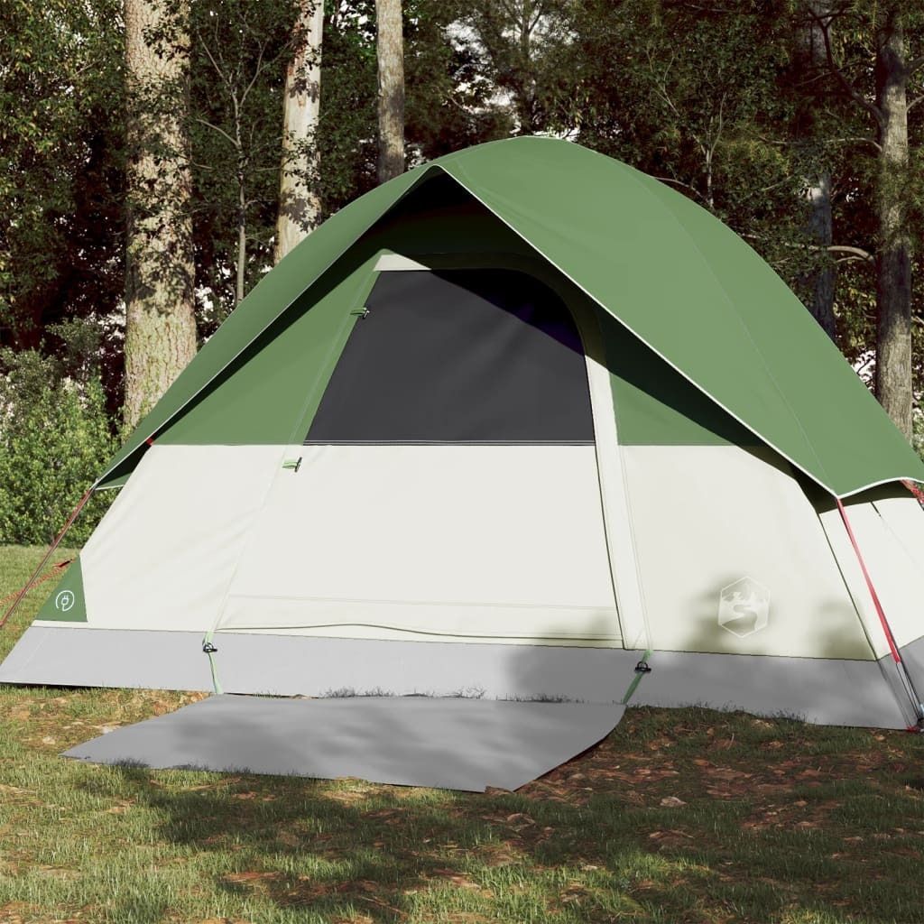 Möbel Kuppel-Campingzelt 3 Personen Grün Wasserdicht - Produktbild 
