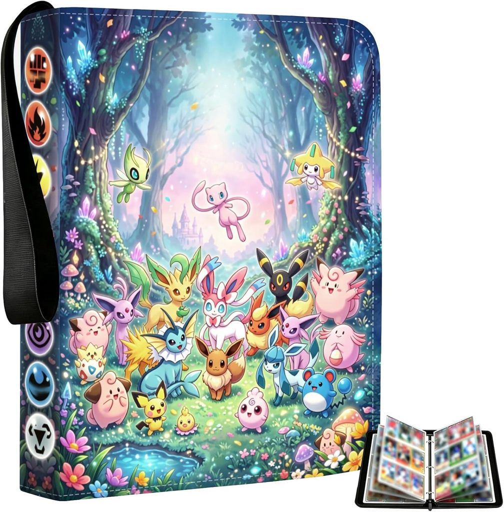 Sammelalbum Karten, 50 Seiten 900 Taschen Sammelkarten Produktbild 