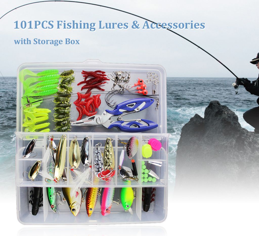 Lixada Große Angelbox Wasserdicht - 14 Fächer Für Köder & Zubehör