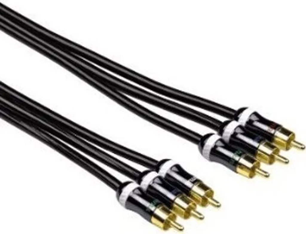 Acquista Cavo YUV 3 RCA ProClass 3m - Massima Qualità Video Metallo