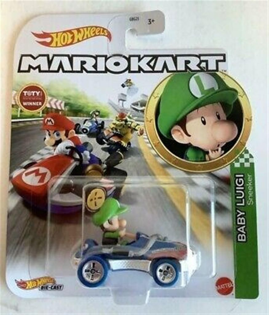 Hot Wheels Mario Kart HDB28, Auto s postavičkou, Mario, 3 Obrázok produktu 