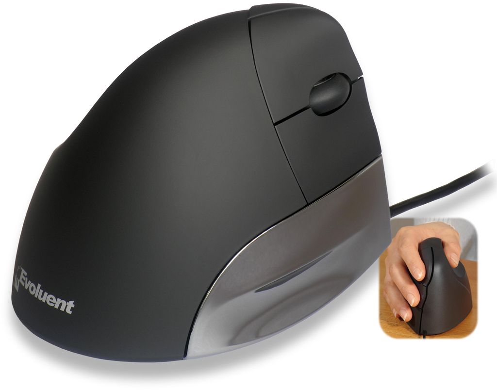 Evoluent VMSR, Ergonomische vertikale USB-Maus, Produktbild 