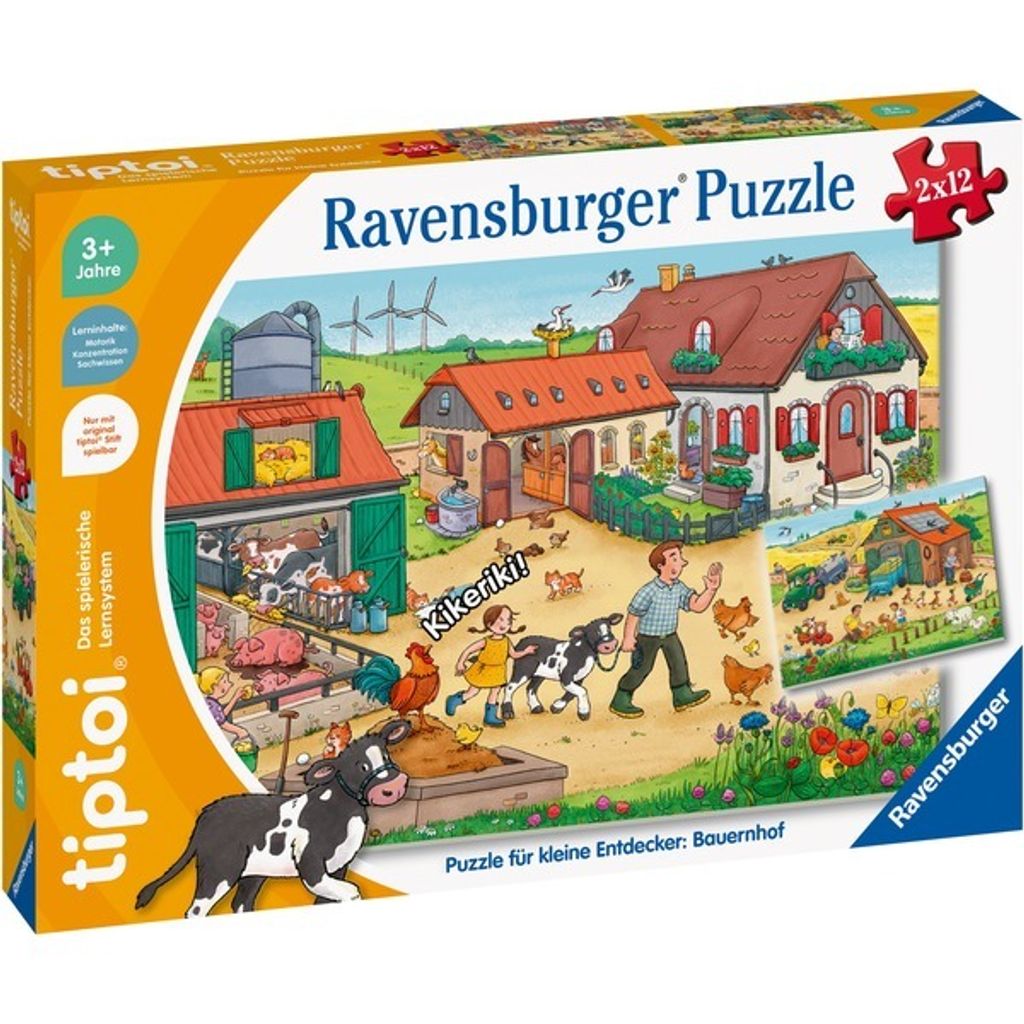 tiptoi Puzzle für kleine Entdecker: Bauernhof - Obrázok produktu 