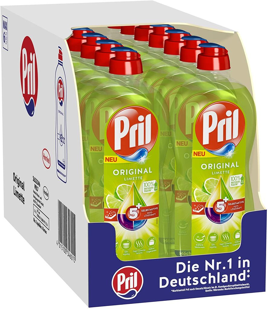 Pril 5 Plus Original Limette  Handgeschirrspülmittel 14x675 Produktbild 
