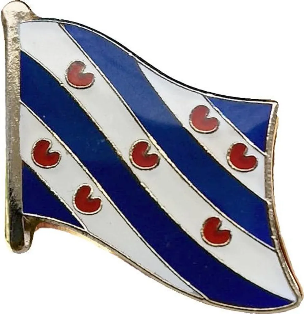 Spilla Bandiera Frisone CombiCraft Set 5 Pezzi - Alta Qualità per Eventi