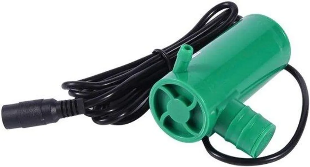 Pompe submersible 12V efficace contre l'eau stagnante de bassin 500L/h