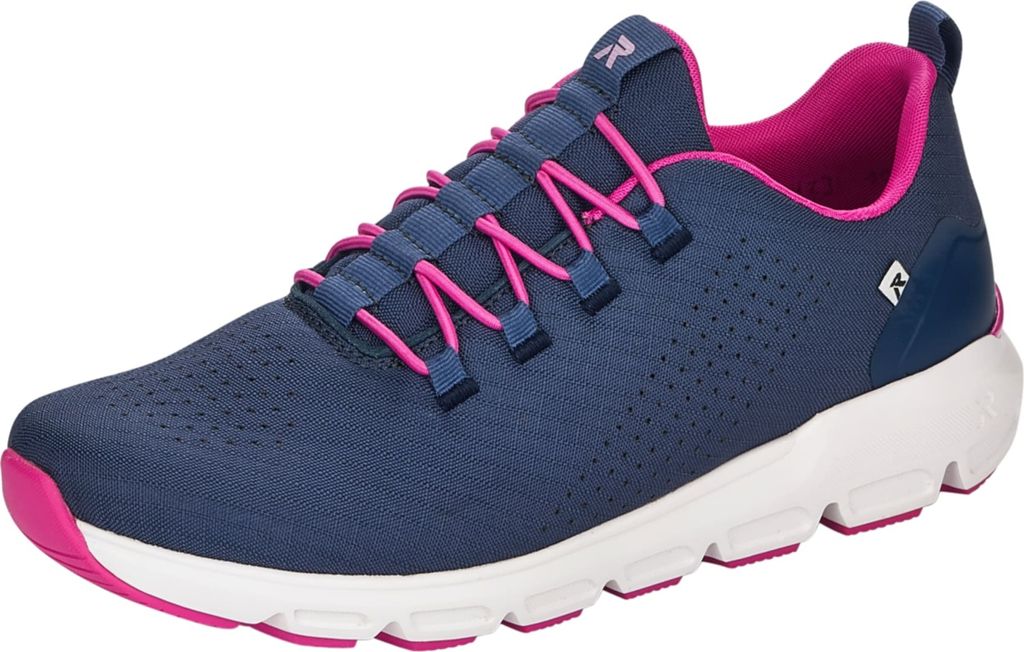 Rieker fsk damen halbschuhe Sneaker dunkelblau in Gr. 37