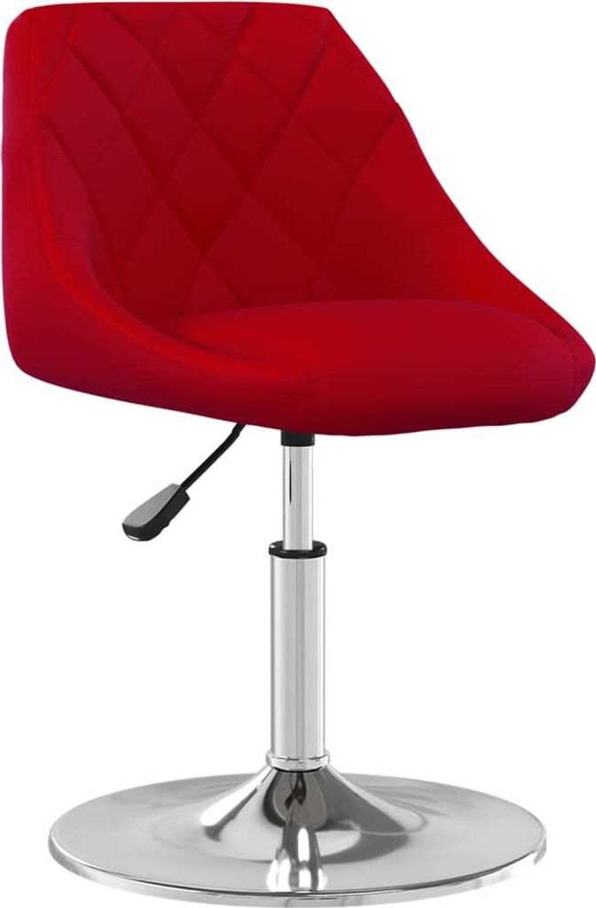 "im Sonderangebot"Esszimmerstühle 2er Set modernes - CLORIS - Polsterstühle für Esszimmer, Drehbar Weinrot Samt - 46 x 44 x (62,5-77,5) cm - Neu...