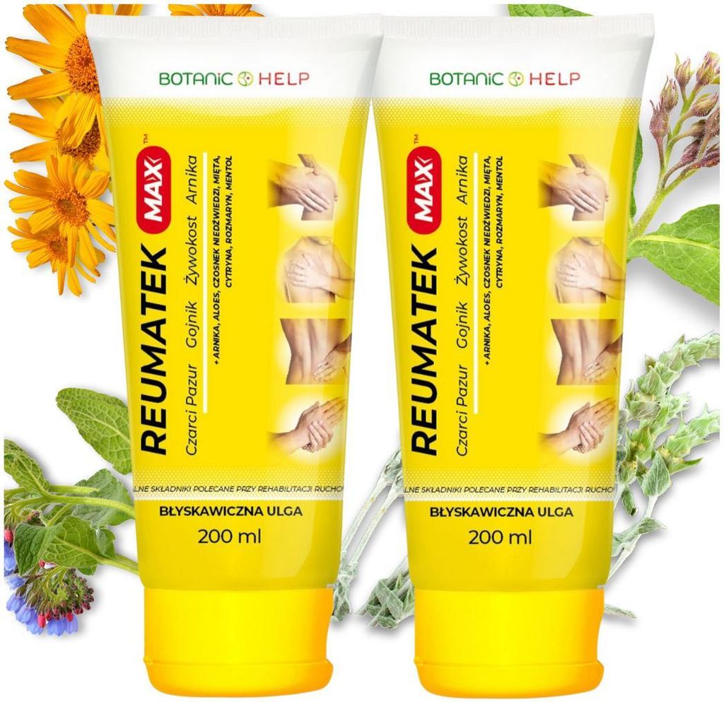 Ziołowy żel do masażu Reumatek MAX, wspomagający Zdjęcie produktu 