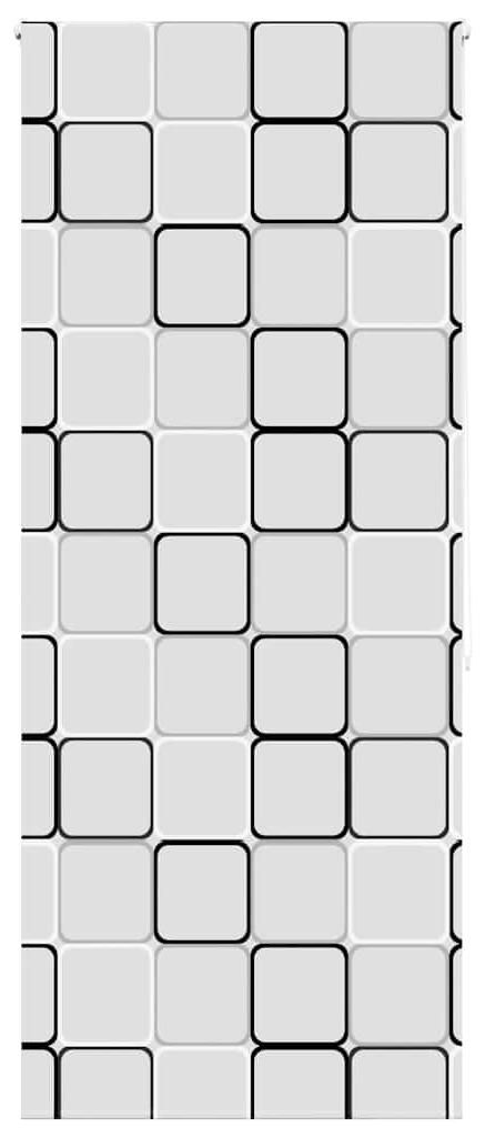 vidaXL Tenda a rullo per doccia 100x240 cm Larghezza del Immagine del prodotto 