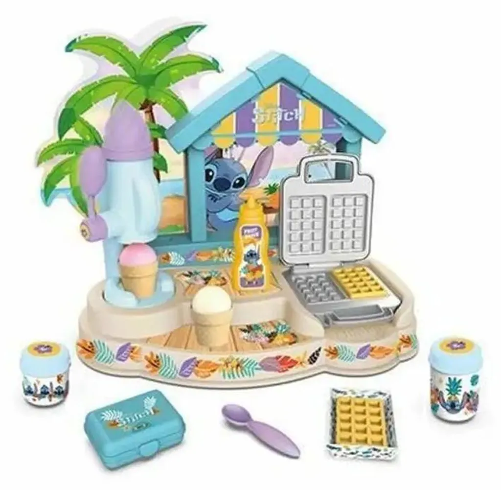 Cuisine enfant Stitch Smoby pour jouer au marchand et préparer des repas