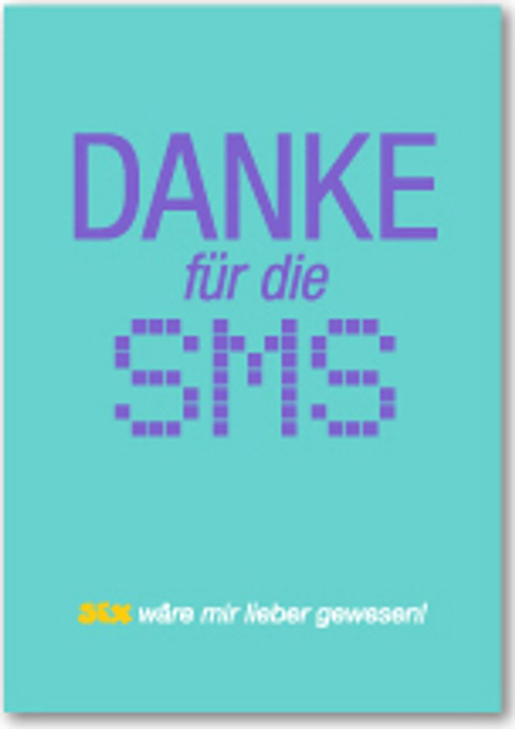 Allgemeine WÃ1/4nsche - SprÃ1/4che - unARTig - GlÃ1/4ckwunschkarte im Format