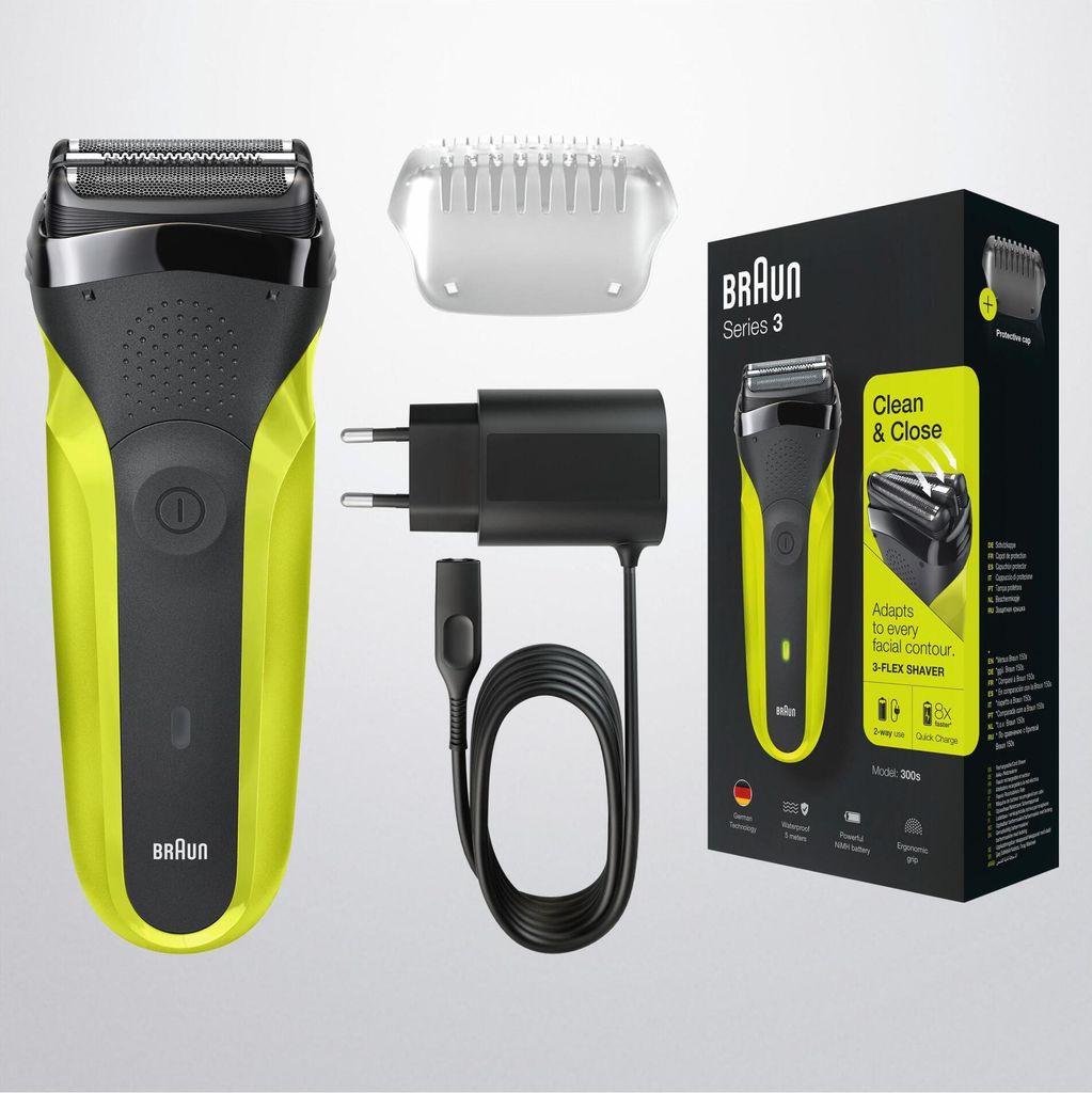 Rasoir Braun 300s Durée d'utilisation (max.) 30 min Image du produit 