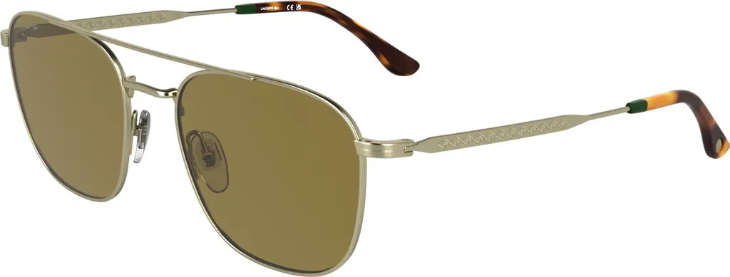 Lacoste L269S Lunettes de soleil dorées monture métal légère 55mm uni