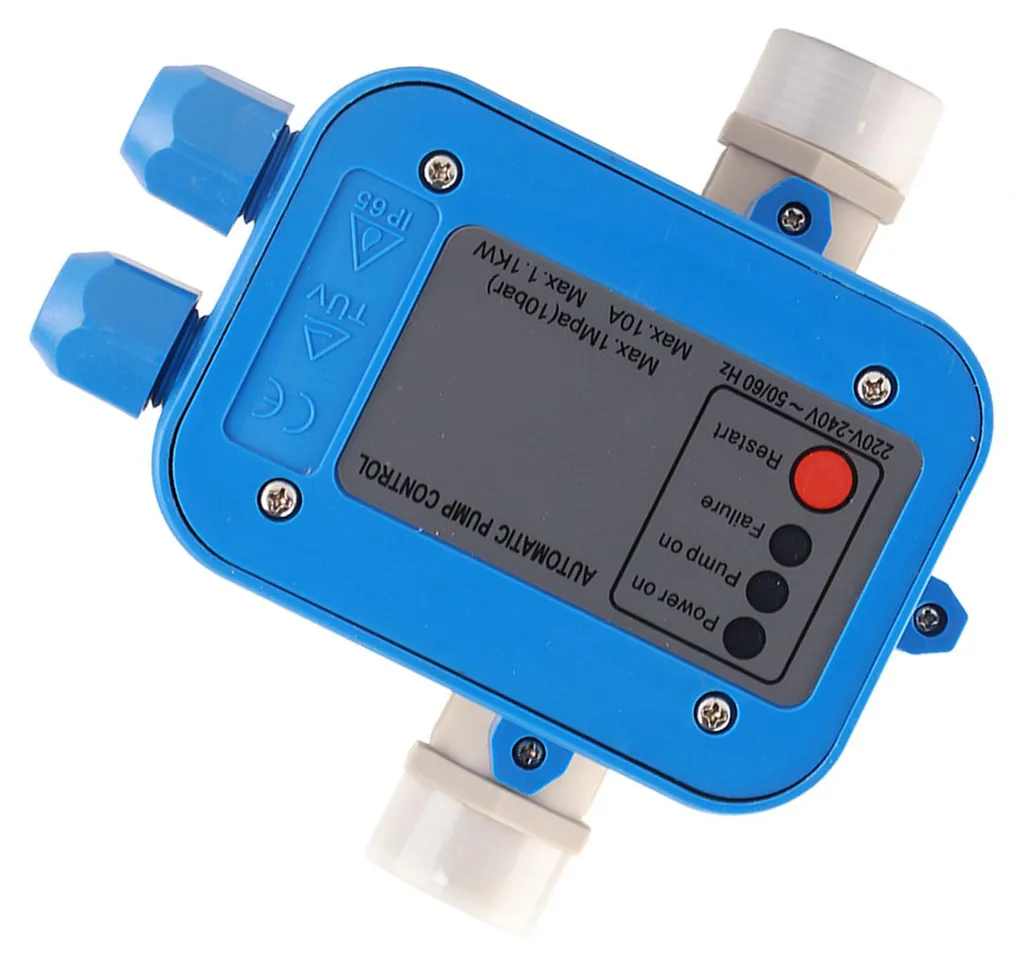 Interrupteur Électronique pour Pompe à Eau avec Manomètre de Contrôle