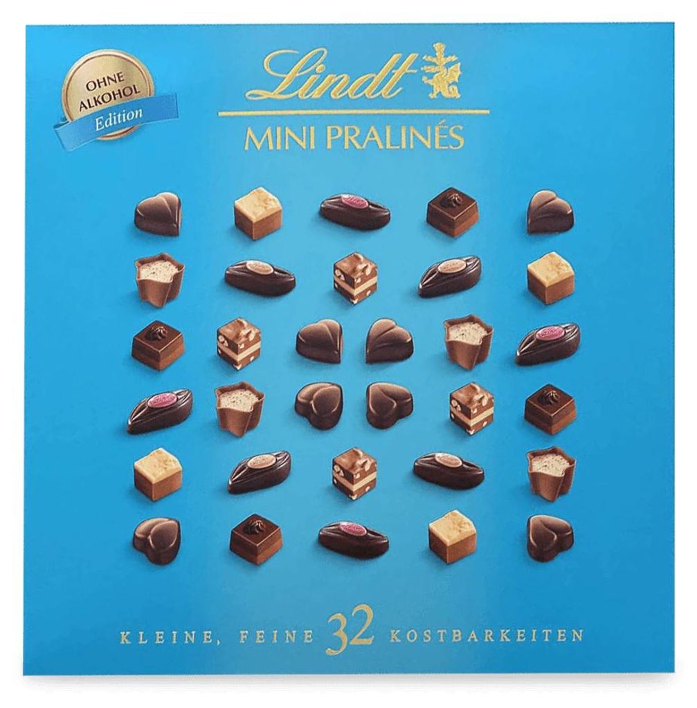 Lindt Mini Pralinés ohne Alkohol 32 Kostbarkeiten 155 g