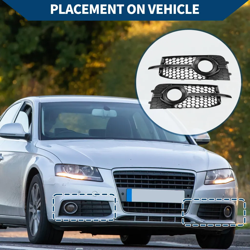 Cache de Feux Antibrouillard pour Audi A1 2010-2014 - Remplacement Direct - 4