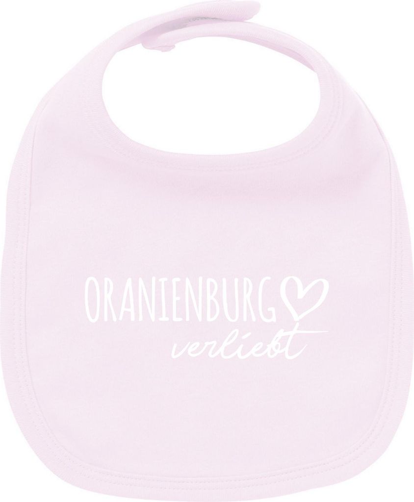 Huuraa Unisex Babylatz Oranienburg verliebt Geschenk Babypink Baumwolle Oranienburg Mitbringsel