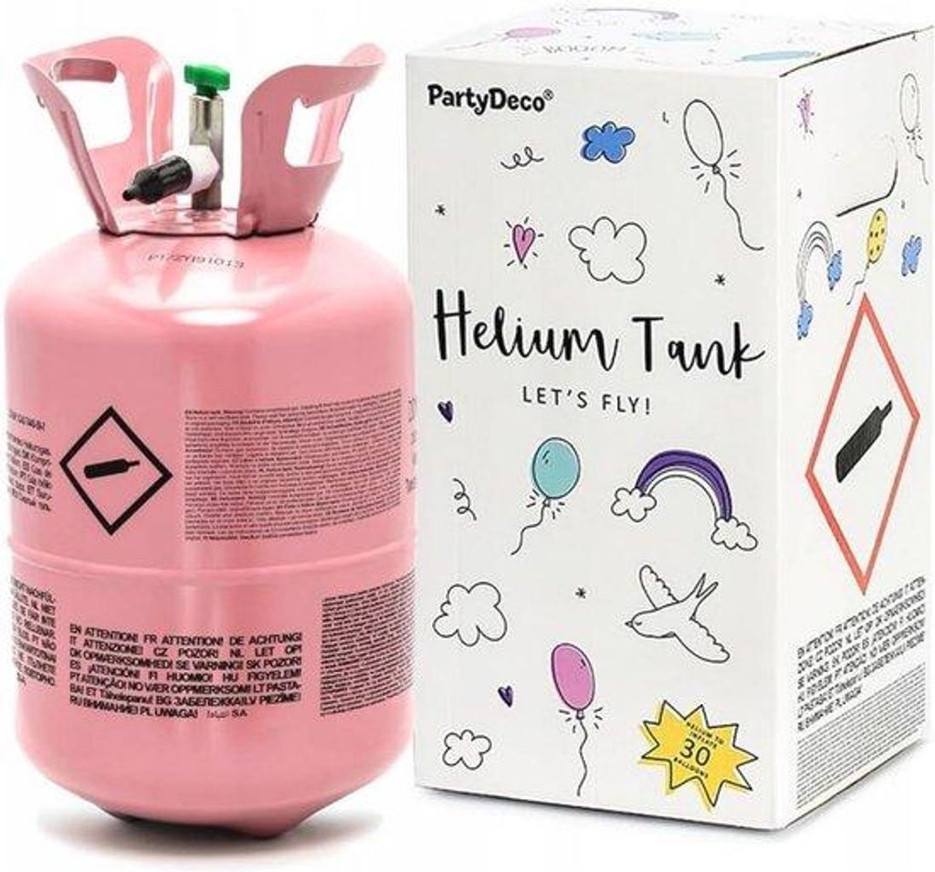 Helium-Tank für 30 Ballons, Party, Event