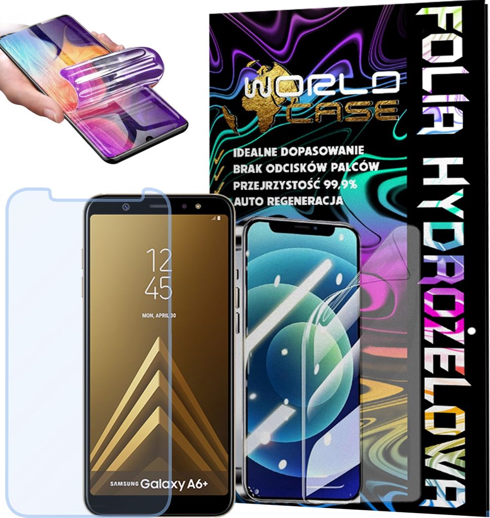 Schutzfolie Hydrogel Für Samsung A6 Plus 2018 Bildschirm Stark