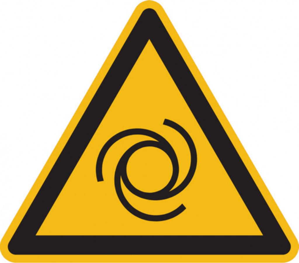 Dreifke Warnschild, Warnung vor automatischem Anlauf W018 | Folie selbstkleb...
