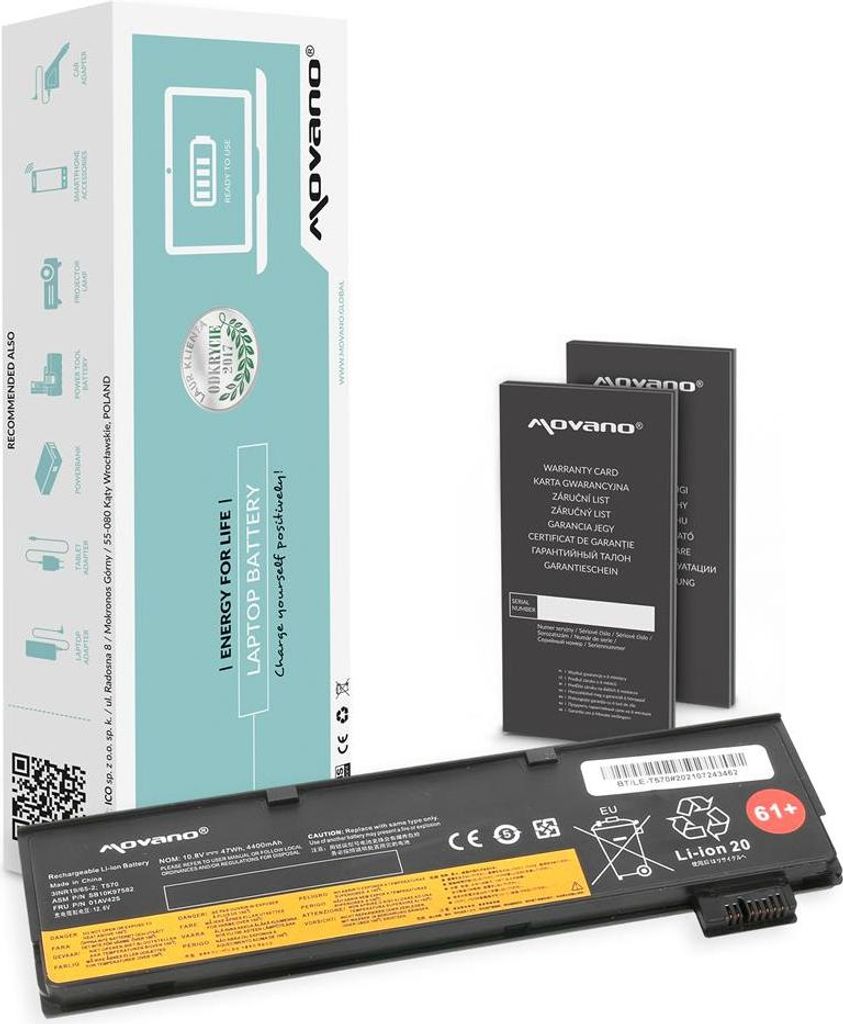 Akku SB10K97582 für Lenovo ThinkPad T470 T570 Produktbild 
