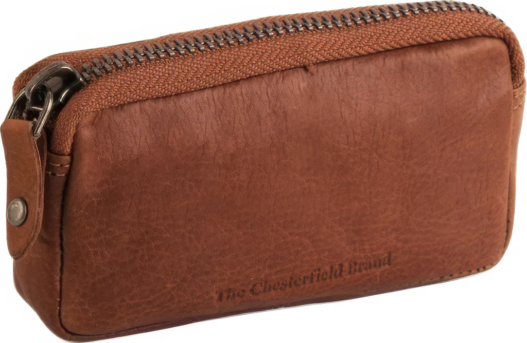 The Chesterfield Brand Pelle caso chiave Corey Keyholder Cognac marrone