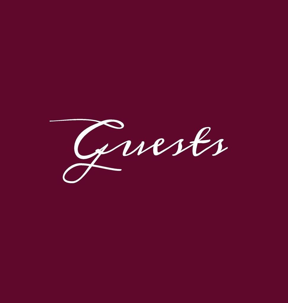 Guests Wine Burgundy Hardcover Guest Book Blank No Lines 64 Pages Keepsake Memory Book Sign In Registry for Visitors Comments Wedding Birthday Anni...