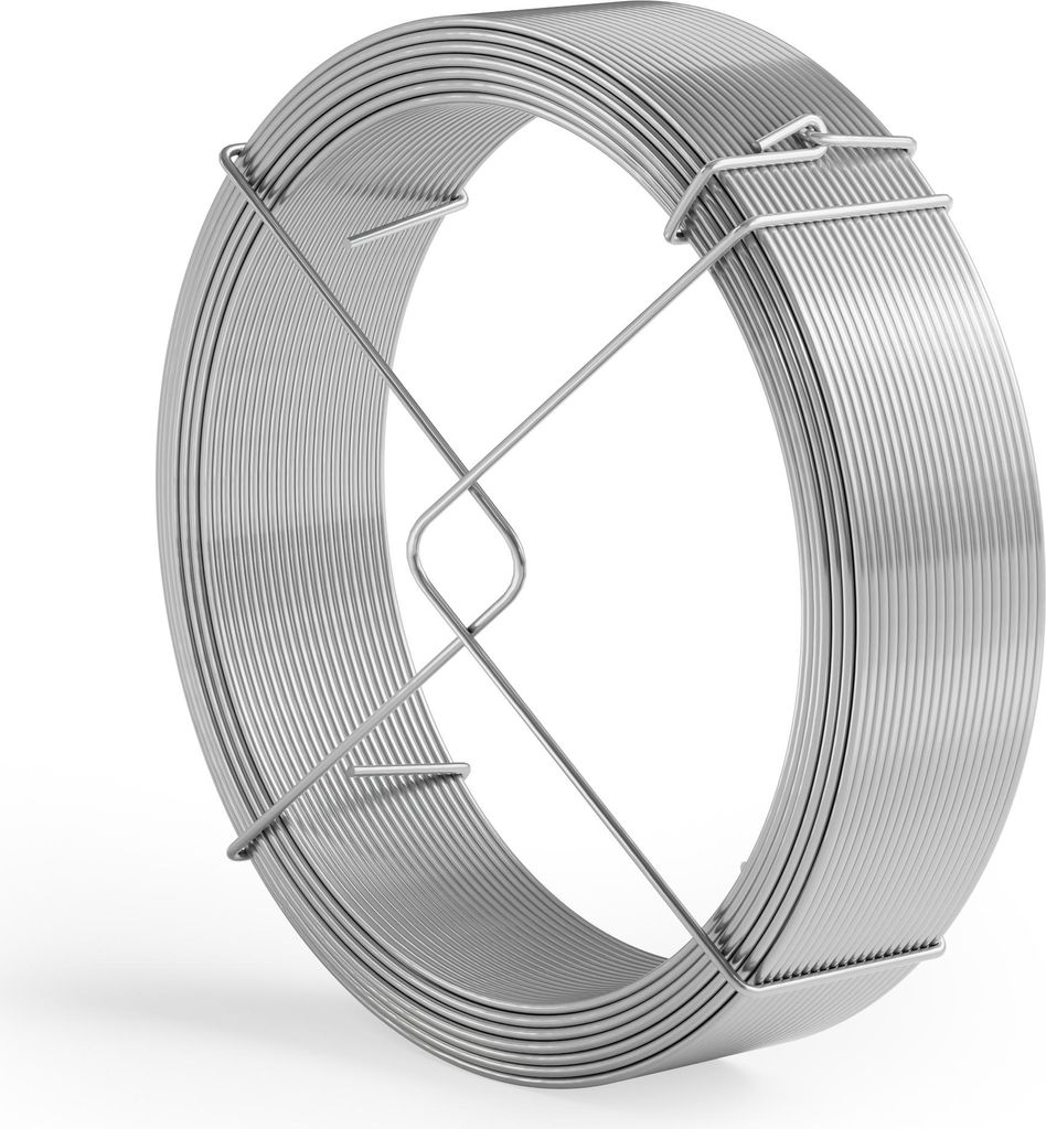 Wiltec Rouleau de fil de jardin Ø 1,5mm x 50m Acier Image du produit 
