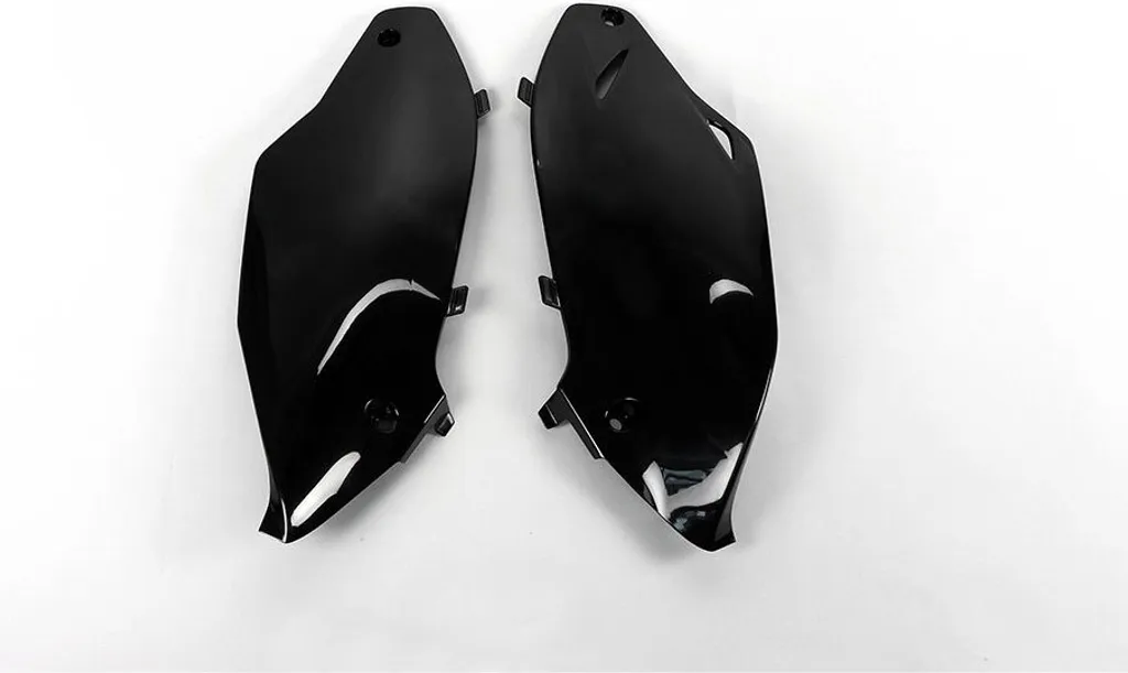 Kit carrosserie latéral UFO noir Kawasaki KXF 2012-2016 pour circuit