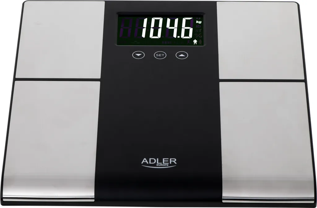 Adler AD 8165 pèse-personne numérique haute précision avec affichage LED
