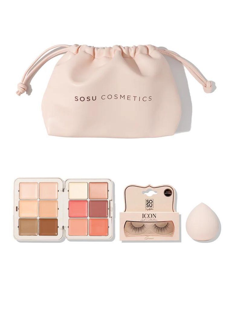 The Beauty Base Collection Make-up Geschenkset – 4-teilig – Vegan