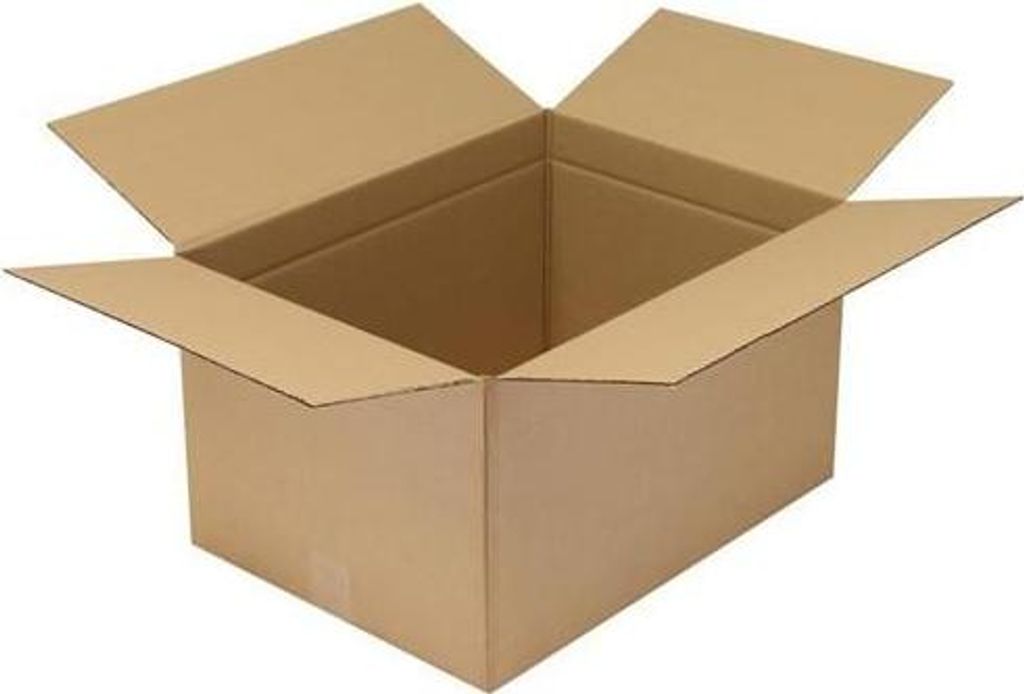 Faltkarton 1-wellig Maße 520x380x300mm B3 Qualität 1.30 C braun TRANSPAK