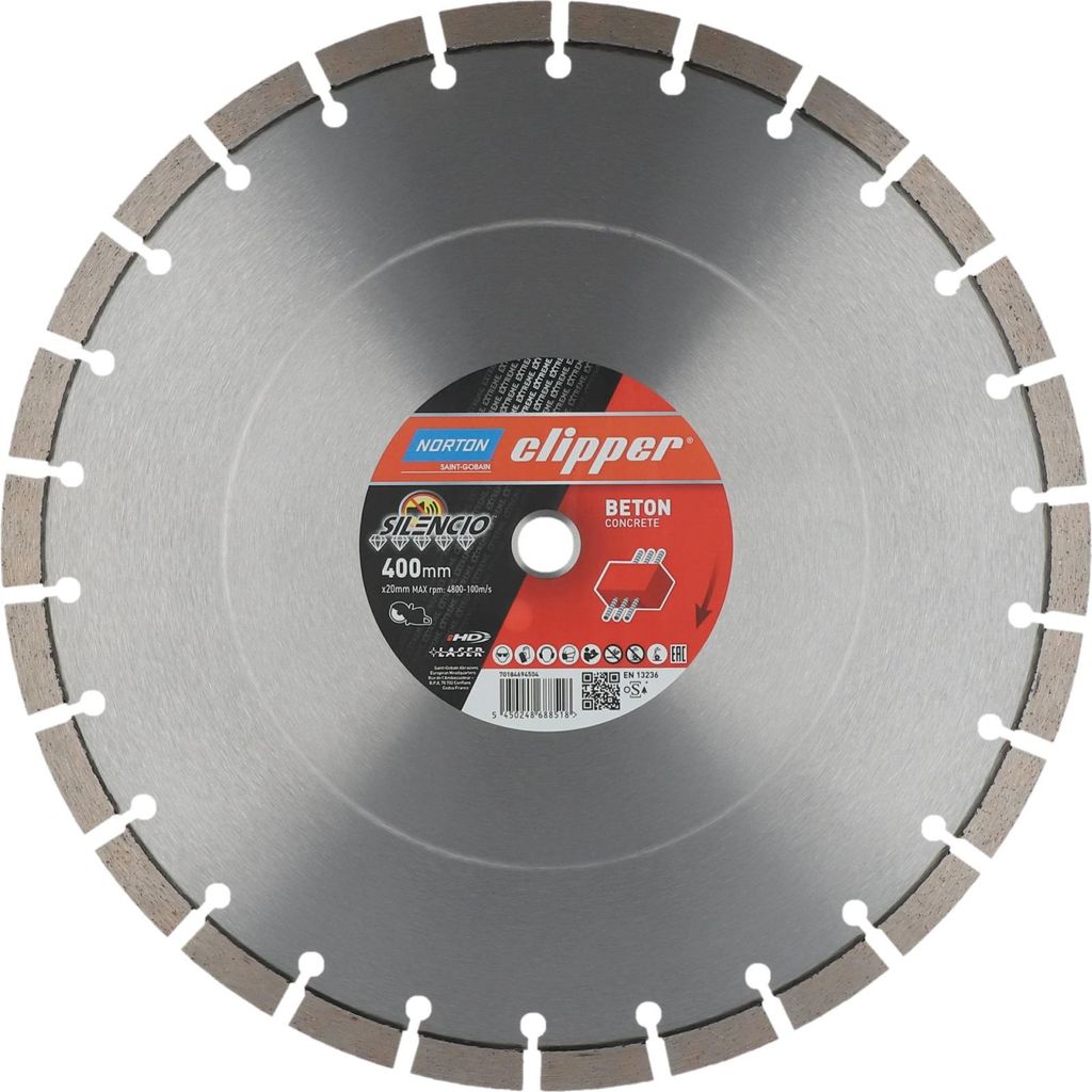 Diamanttrennscheibe Extreme Silencio D.400mm 20mm Produktbild 