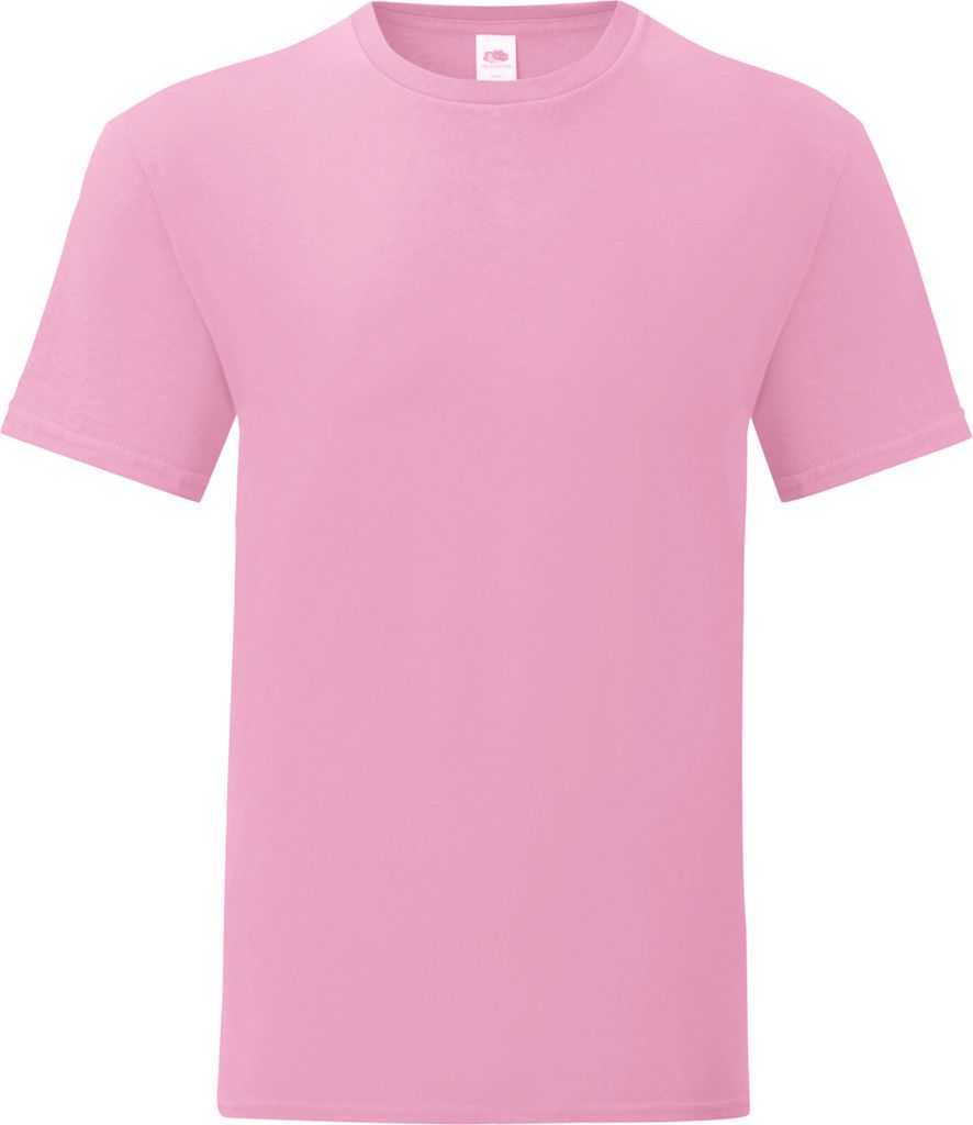 Fruit Of The Loom Herren T-Shirt Iconic PC3389 (3XL) (Blassrosa)