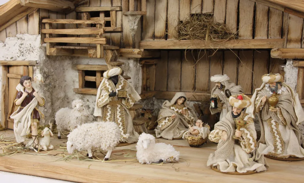Re Magi per Presepe FADEDA 14 cm - Statuine Artigianali in Resina - 7