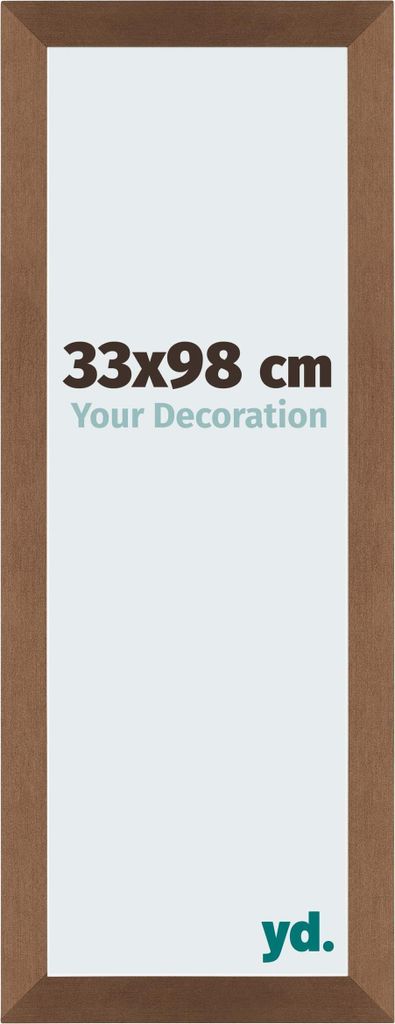 Puzzlerahmen 33x98 cm - Kupfer Nachbildung - MDF - Mura