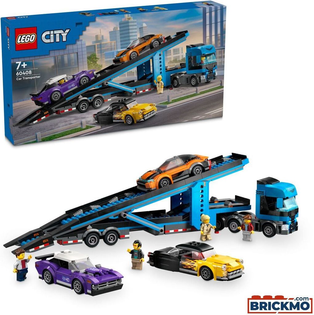 LEGO® City 60408 Ciężarówka do transportu samochodów z Zdjęcie produktu 29