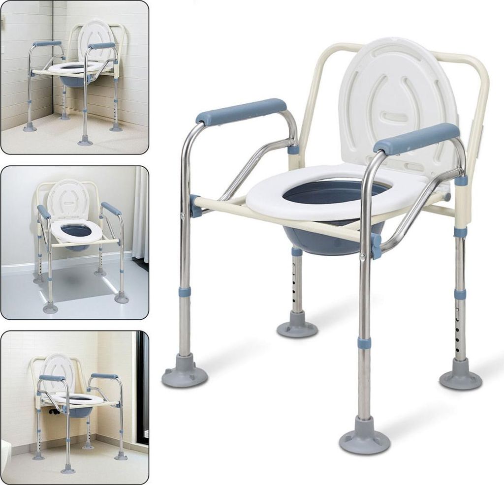 Faziango Toilettenstuhl Höhenverstellbar WC-Stuhl mit Produktbild 