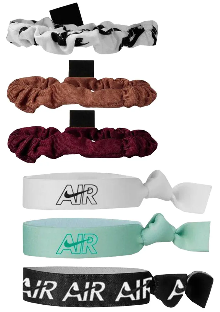 Bandeau pour le running Nike pack de 6 élastiques cheveux fitness