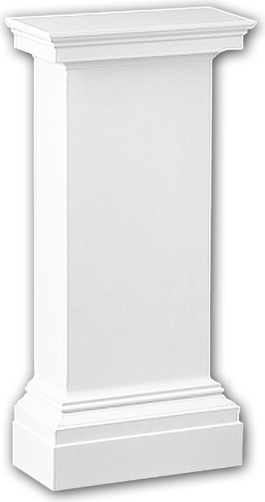 PROFHOME 118001 Halbsäulen Postament Säule Zierelement dekoratives Element