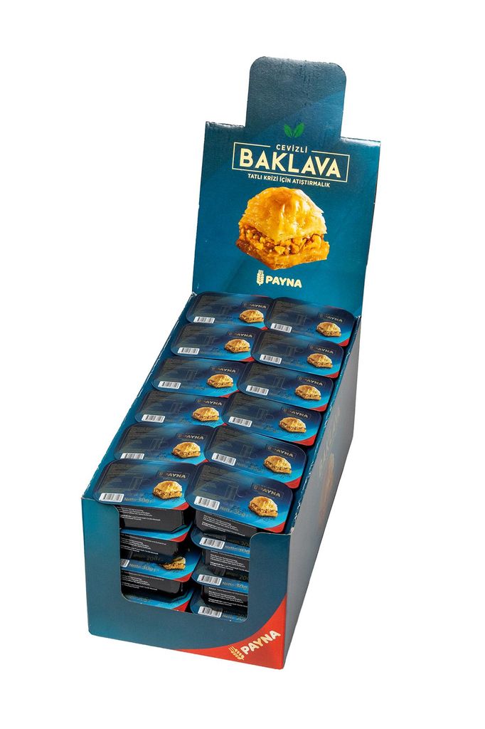 Baklava to Go - Einzeln Verpackt á 30g - 48 Stk - Walnuss Produktbild 