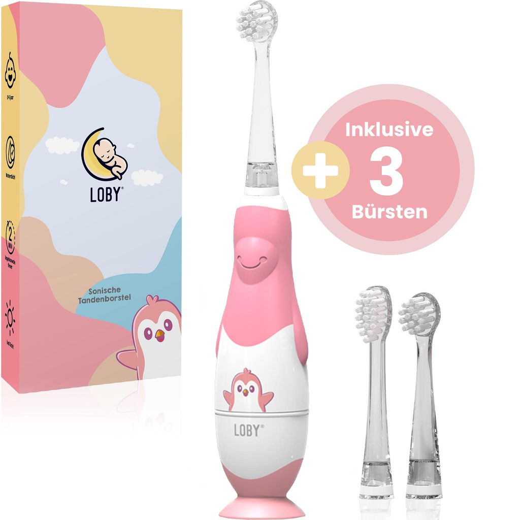 Loby Elektrische Zahnbürste Kinder Baby Kinderzahnbürste Produktbild 