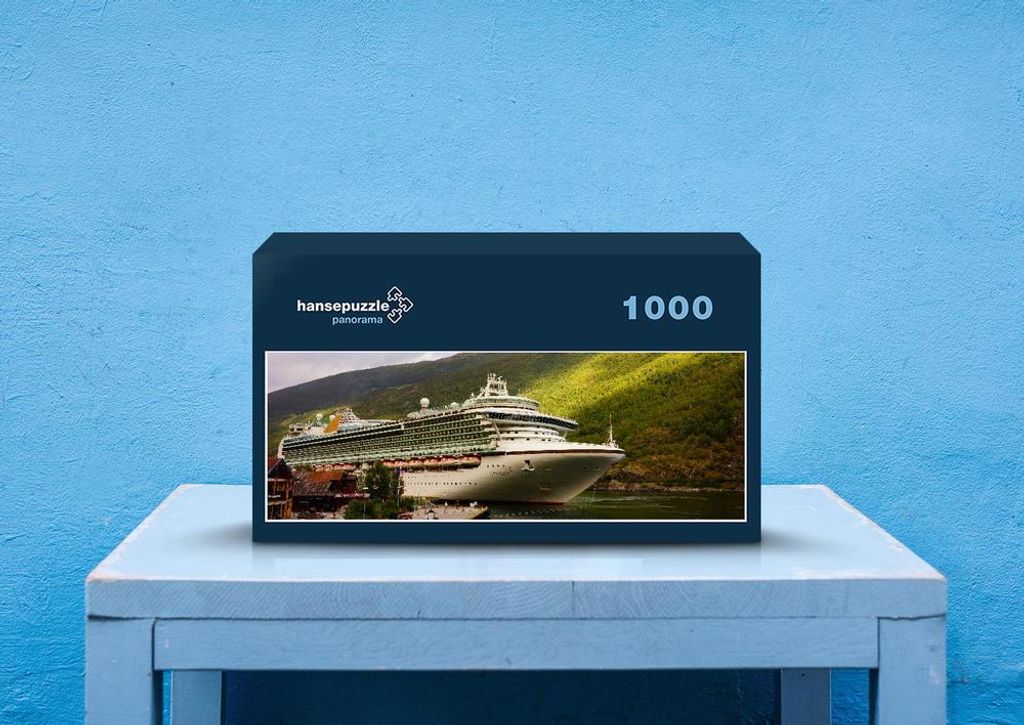 hansepuzzle 72819 - Kreuzfahrt Puzzle, 1050 Teile, Reisen, 60,0 x 46,0cm mit hochwertiger Aufbewahrung, Kartonbox und wiederverschließbarem Beutel