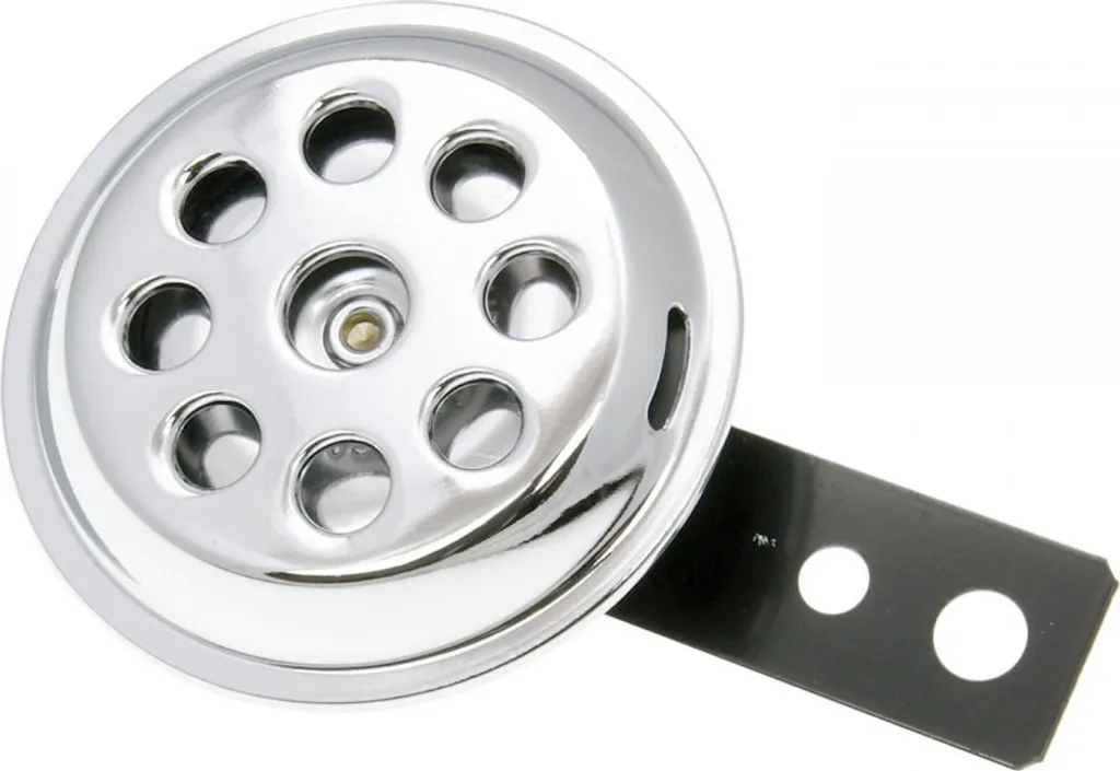 Clacson Moto 12V Universale 70mm | Avvisatore Potente 105dB Nero