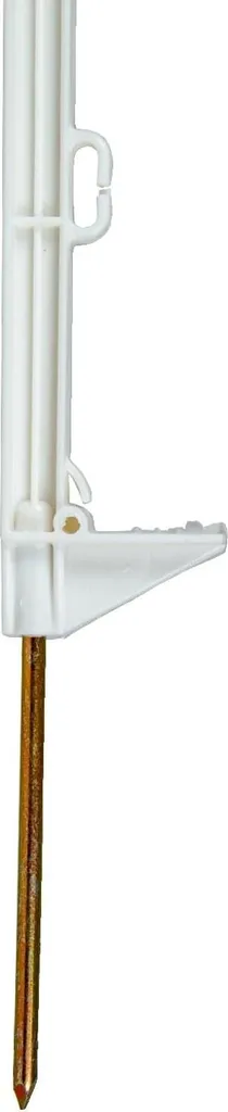 Piquet de clôture mobile pour chevaux et bétail ARNDT blanc 108 cm