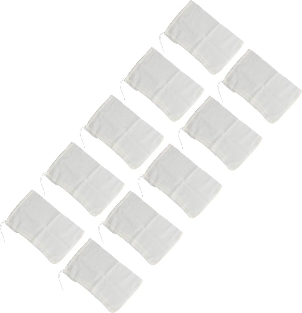 Lot de 50 sacs en coton 20x30 cm avec cordon pour vrac et rangement