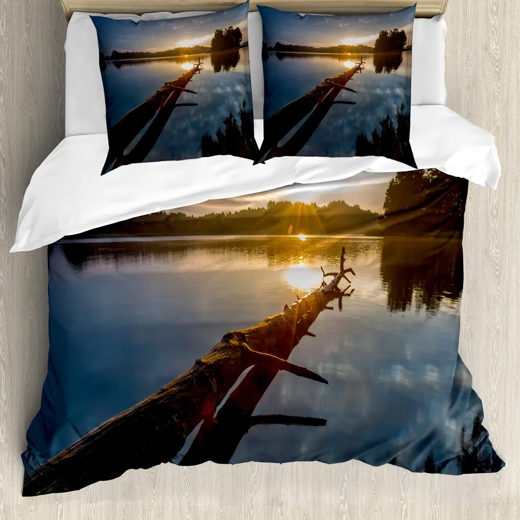 Copripiumino ABAKUHAUS 200x200 Lago Polonia - Set Letto Antiacaro