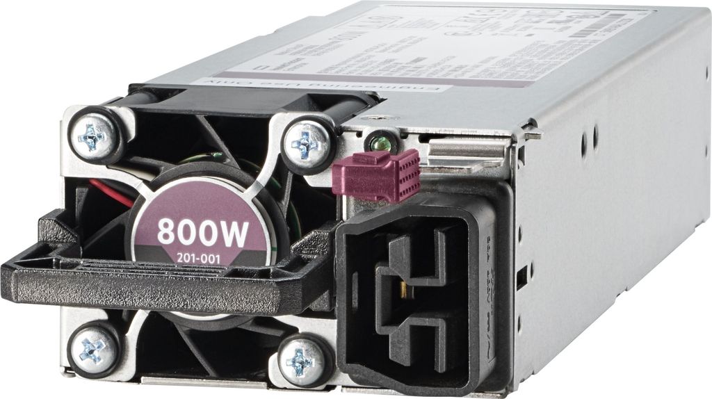 HPE 800W Flex Slot Hot Plug Universal Low Halogen High Voltage AC/DC Power Supply Kit, 800 W, 200 - 277 V, 94%, Server, Grau, 68 mm